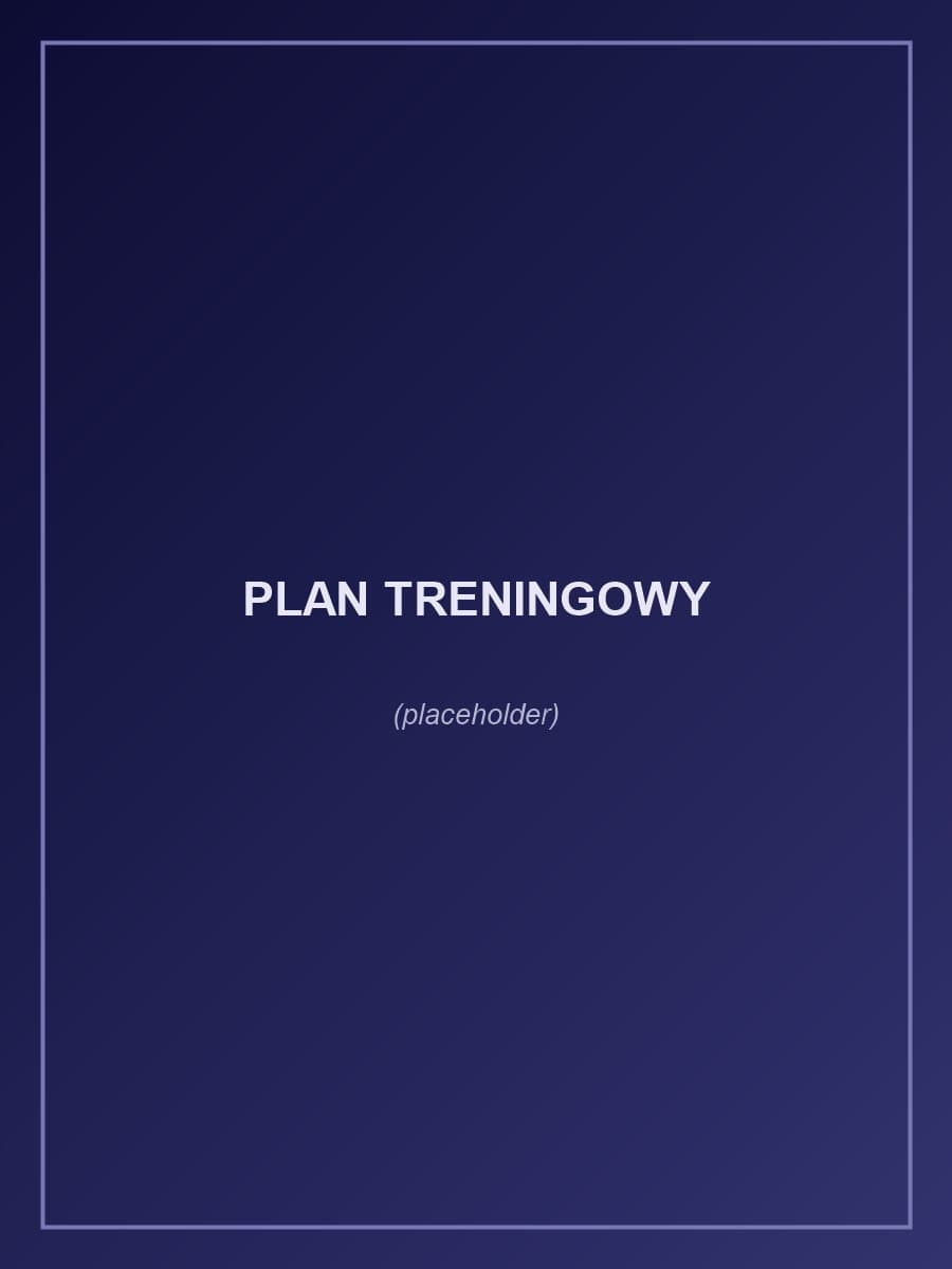 Okładka: Tytul planu treningowego